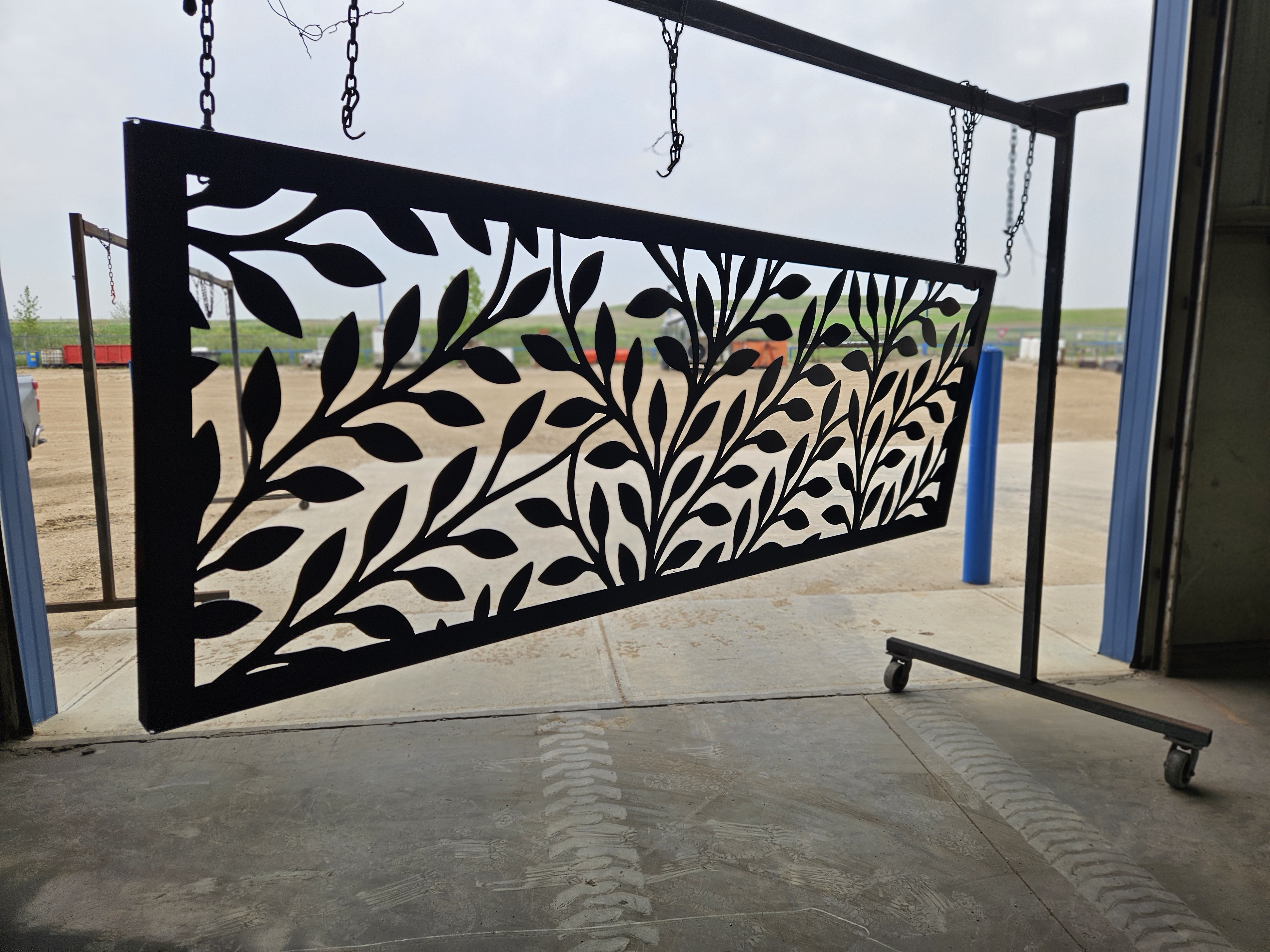 Decorative privacy panel